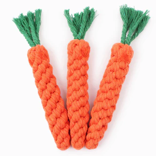 KTCAT🥕แครอทเชือก เชือกกัดสุนัข🥕เชือกกัด ของเล่นสุนัข ของเล่นแมว ของเล่นน้องหมา เคียวมัน เคี้ยวเพลิน เชือกทอของเล่นถักมือ