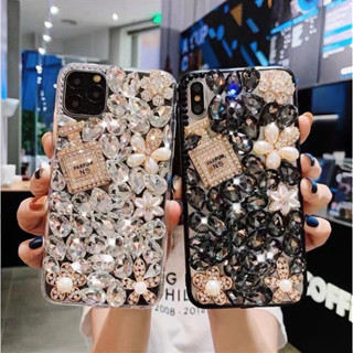 เคส TPUเรซิ่งปักเพชร75 A5S A12 F9 A7 A53 RENO7Z RENO8Z A96(5G) A57(4G) A57(5G) A77 A77S