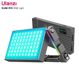 ULANZI VIJIM R70 RGB LED VIDEO LIGHT ไฟติดหัวกล้อง ปรับแสงไฟ 2500-8500K ชาร์จไฟได้