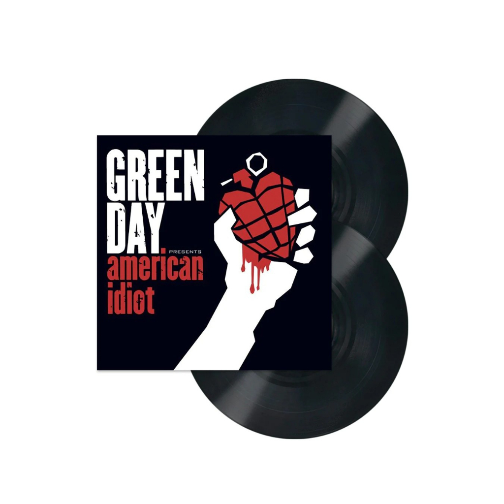 🔥ซีล พร้อมส่ง แผ่นเสียง Green Day ‎– American Idiot Black 2LP (EU) (Green Day Vinyl) ของแท้100%