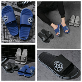 WMXA6957 รองเท้าแตะฤดูร้อน ใส่ได้ทั้งผู้หญิงและผู้ชาย สไตล์เรียบๆสุดเท่ มี3สี พร้อมส่ง!!