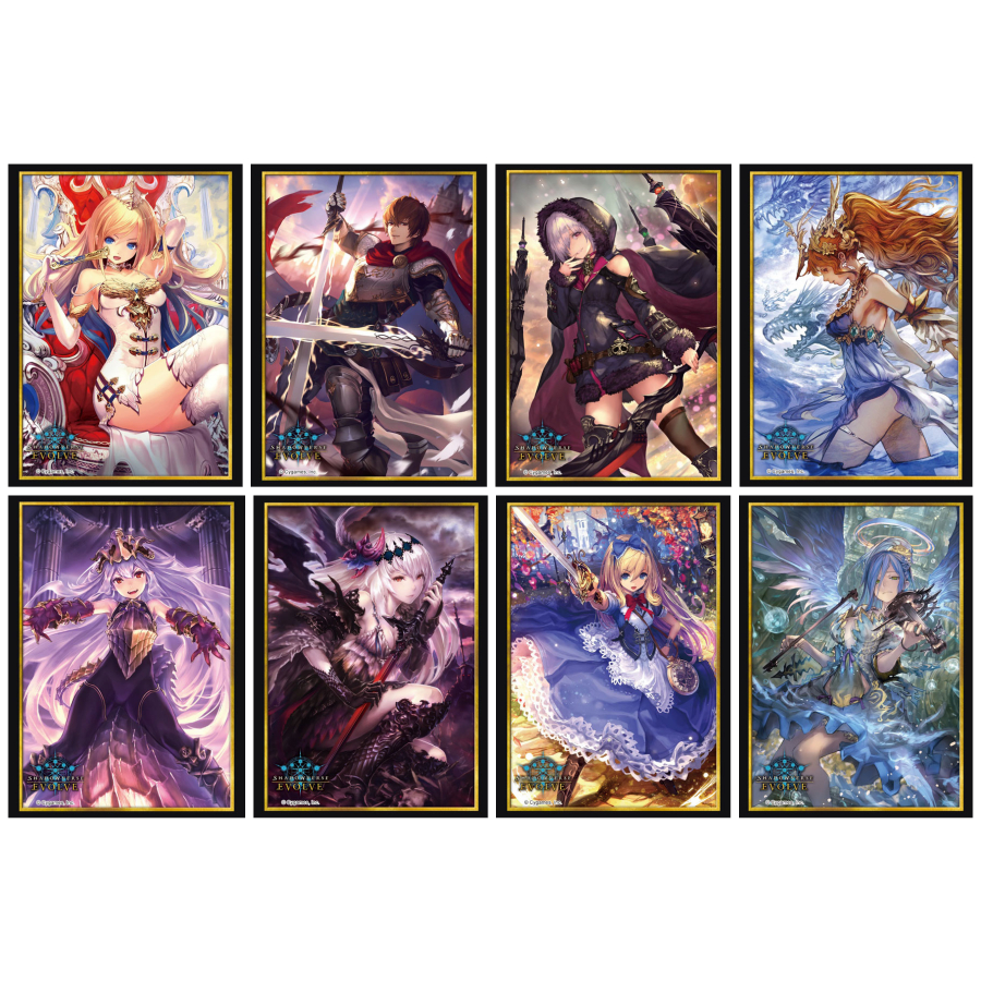 Bushiroad Shadowverse EVOLVE Sleeve : Cassiopeia, Gawain, Wizardess of Oz, Medusa, Sibyl, Dark Jeanne, Alice, Israfil