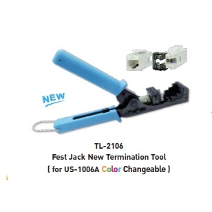 Link TL-2106 Fest Jack New Termination Tool for US-1006A Color Changeable