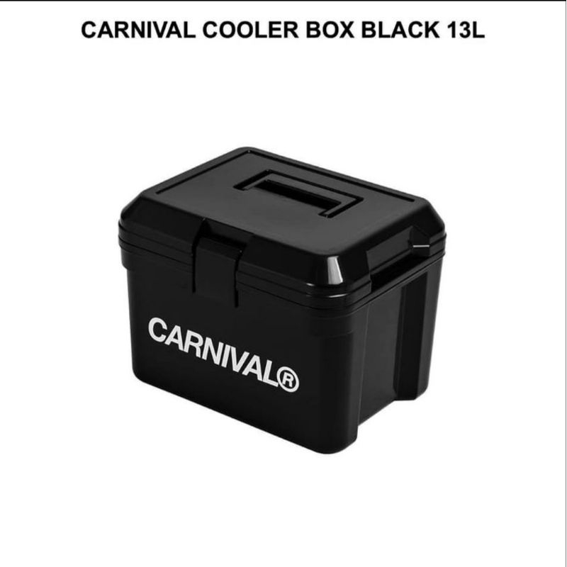 CARNIVAL COOLER BOX BLACK 13L