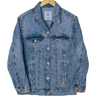 เสื้อยีนส์ Jacket Jeans Pull&amp;Bear (JCK-PAB-012) ทรงสวย แขนยาว กันหนาว