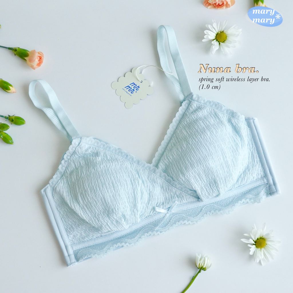 𝐍𝐔𝐍𝐀 (bra.) - spring soft wireless ,layer bra. บราไร้โครง เลเยอร์ผ้า MARYXMARY