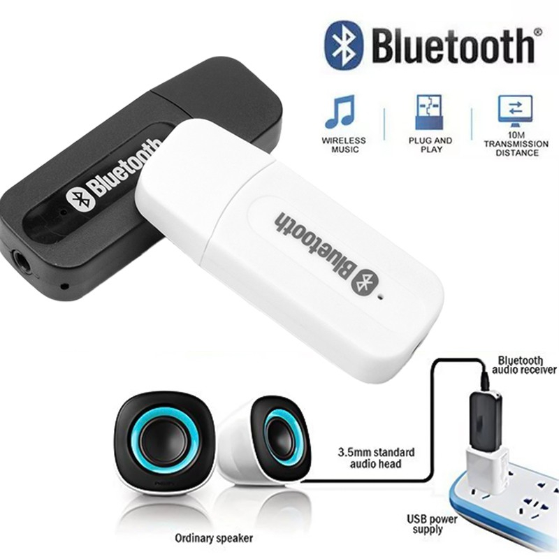 Bluetooth Music Receiver ตัวรับสัญญาณบลูธูท  BT-163 USB Bluetooth Audio Music Wireless Receiver Adap