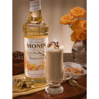 (HomeKoffee) MONIN Butterscotch Syrup โมนิน ไซรัปบัตเตอร์สก็อต บรรจุขวด 700 ml. น้ำเชื่อม MONIN กลิ่น “Butterscotch”