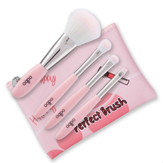 (OD844) ชุดแปรงแต่งหน้า 4 ชิ้น โอดีบีโอ ODBO Perfect Brush Pink Set