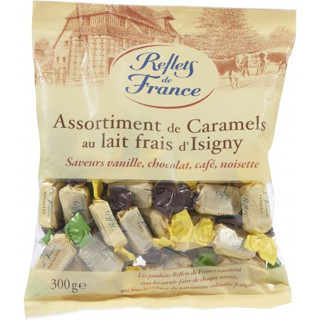 ลูกอมคาราเมลรวมรสจากฝรั่งเศส Reflets De France Assortment Of Fresh Milk Caramels From Isigny 300g