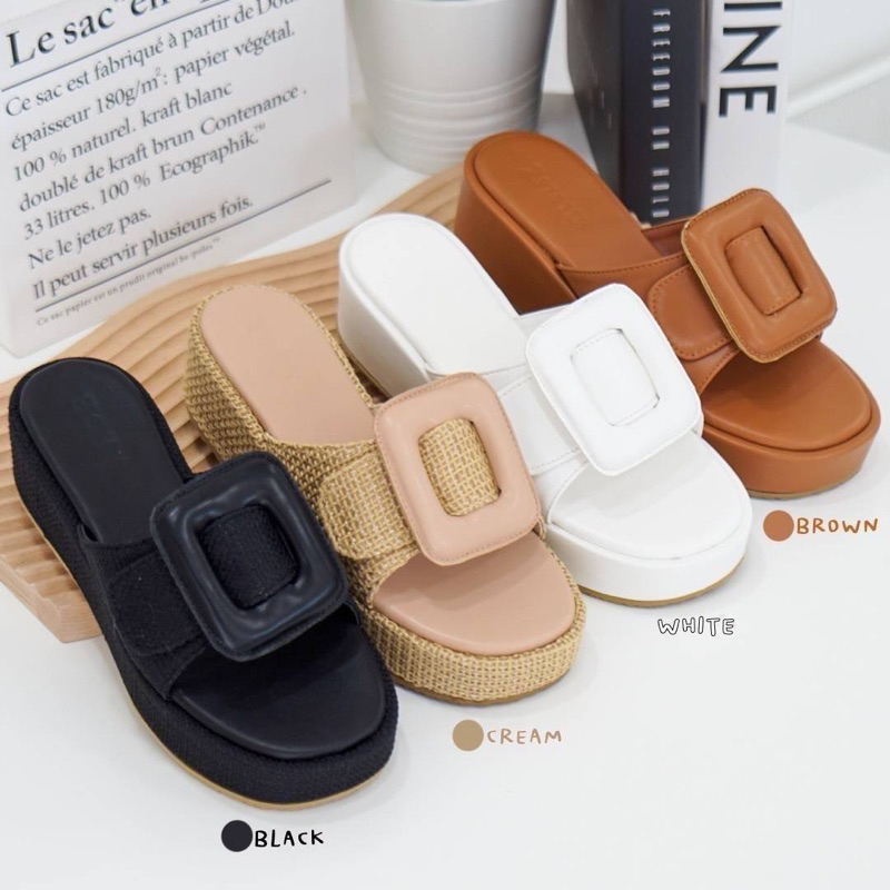 รองเท้าส้นตึก boyy สูง 2นิ้ว เสริมหน้าใส่เดินสบายมาก ทรงบอย ทรงสวมหน้าเข็มขัด งานกล่องคุณภาพดี  CB01