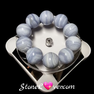 #Blue lace Agate#บลูเลชอาเกต
#สร้อยข้อมือบลูเลชอาเกต