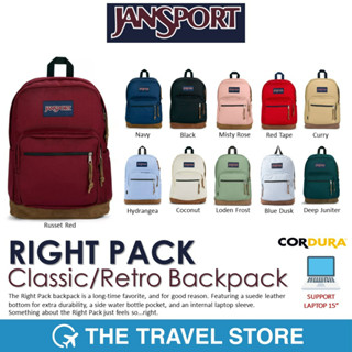 JANSPORT Right Pack Classic/Retro Backpack กระเป๋าเป้สะพายหลัง แจนสปอร์ต รุ่นที่ฮิตที่สุด Old School