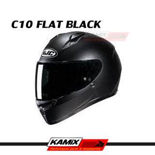 หมวกกันน็อค HJC รุ่น C10 ลาย FLAT BLACK