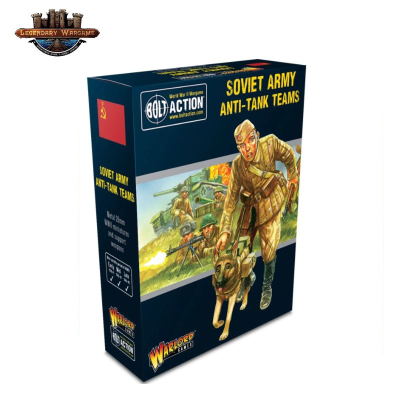 [พร้อมส่ง] WARLORD GAMES: BOLT ACTION: Soviet Anti-tank Teams โมเดลจำลอง