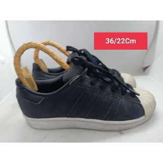 Adidas Size 36 ยาว 22 รองเท้ามือสอง ผู้หญิง ผู้ชาย ผ้าใบ แฟชั่น ทำงาน ลำลอง เดิน  เที่ยว วิ่ง ออกกำลังกาย