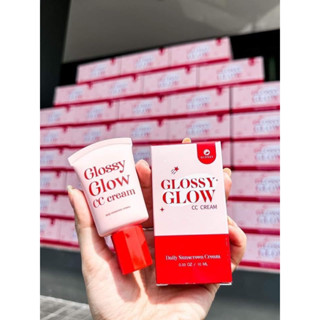 กันแดดหน้าผ่อง Glossy glow cc cream sunscreen SPF50 PA+++