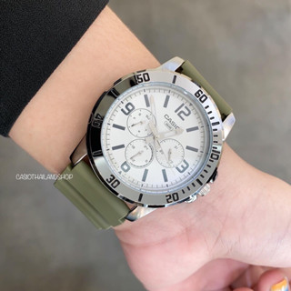 🎁CASIO STANDARD MTP-VD300-3B ของแท้ 100% พร้อมส่ง ประกัน 1 ปี