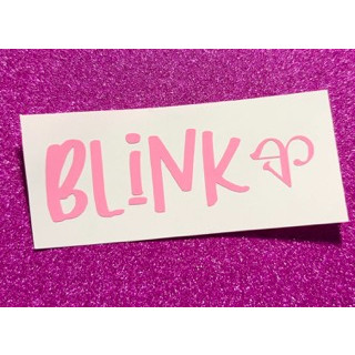 Blink Blackpink logo sticker สติ๊กเกอร์  ไดคัด กันน้ำ  ติดรถ