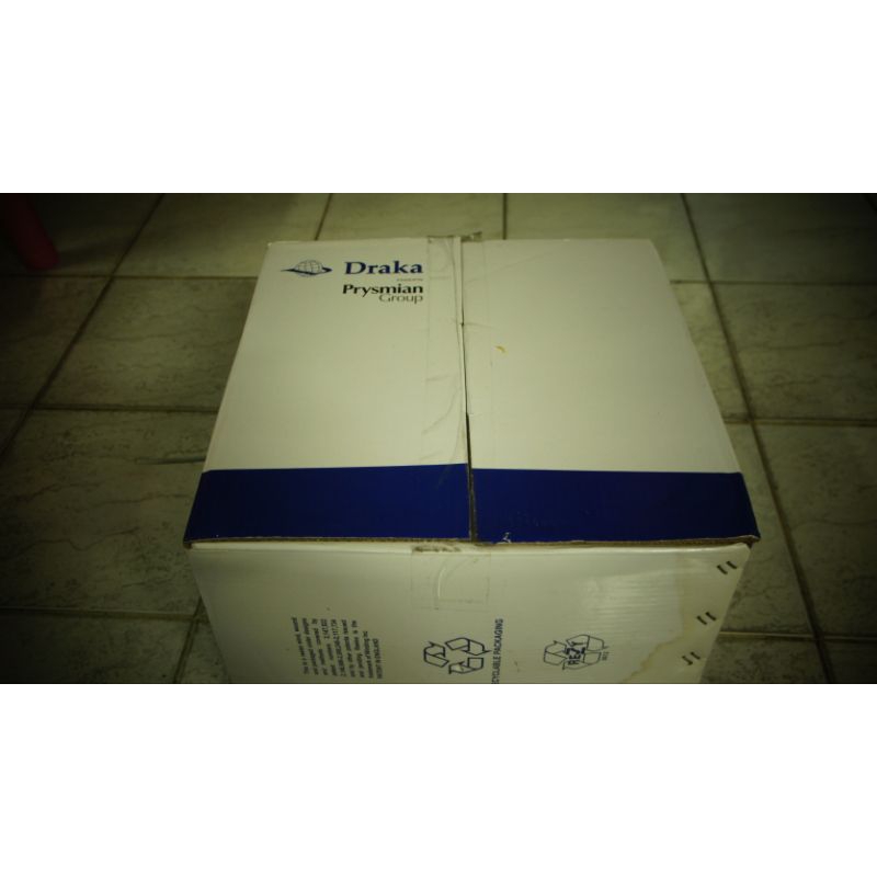 สายแลน cat5e ยี่ห้อ Draka ยาว 305 เมตร เหลือใช้ครับ