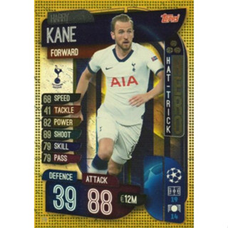 Harry Kane (Tottenham Hotspur) 318.  Hat-Trick Hero - Match Attax 2019/20 Champions League