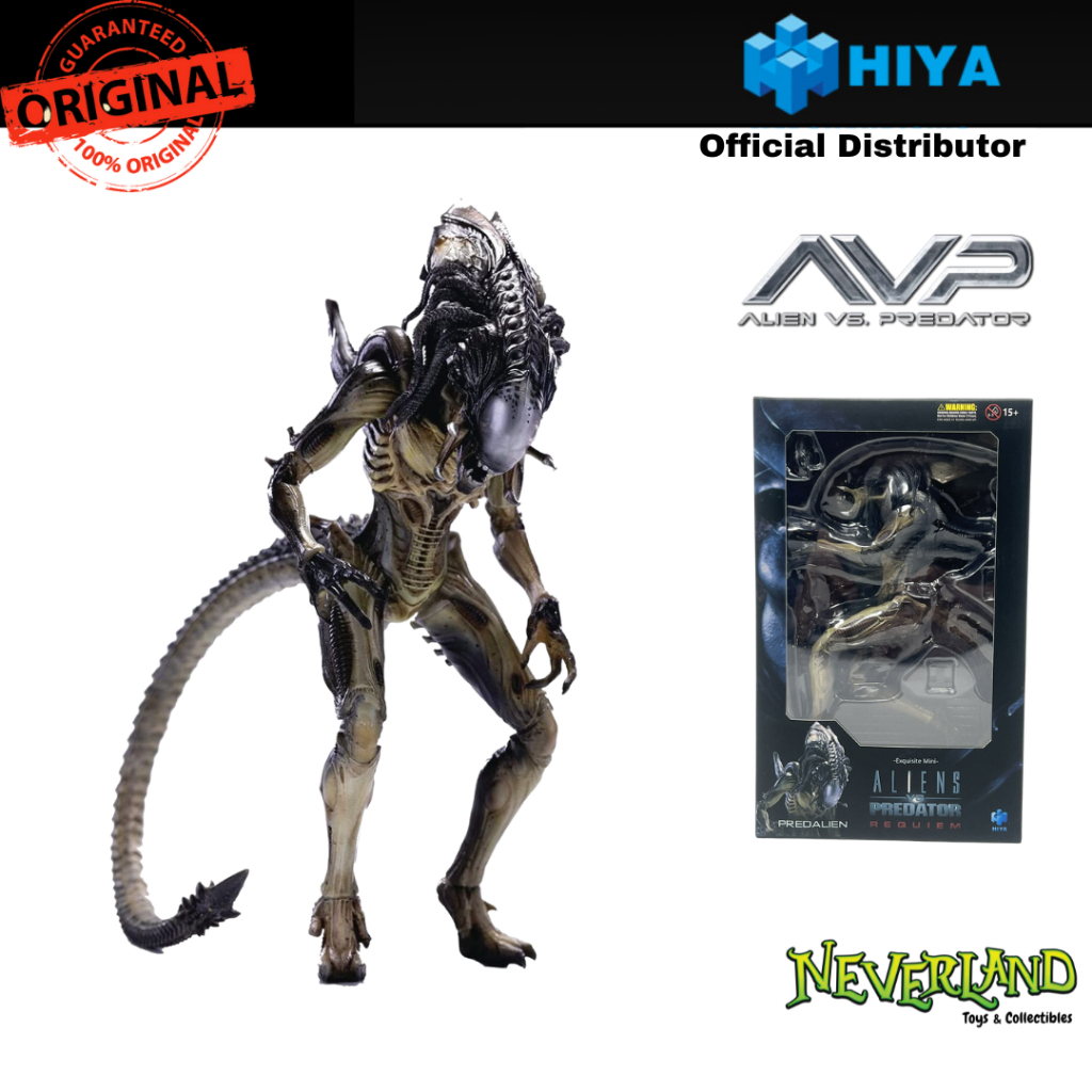 (Sold Out)Hiya Toys AVPR Predalien Action Figure Exquisite Mini Series 1:18****Opened Box****