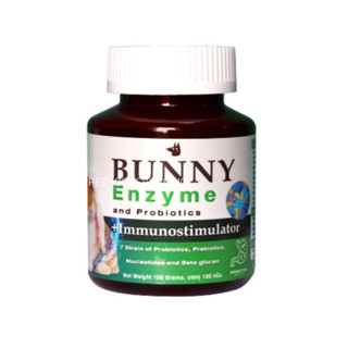 BUNNY ENZYME บันนี่เอนไซม์ ปรับระบบจุลชีพ 100 กรัม แพ็คเกจใหม่