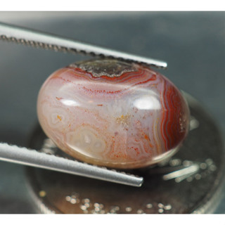 หินสีสวยลายธรรมชาติ (Crazy Lace Agate) 5.45 กะรัต (4165)