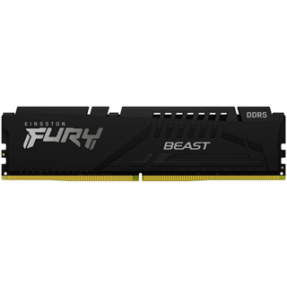 RAM 16GB (16GBx1) 6000MHz KINGSTON FURY BEAST DDR5 BLACK (KF560C40BB-16)