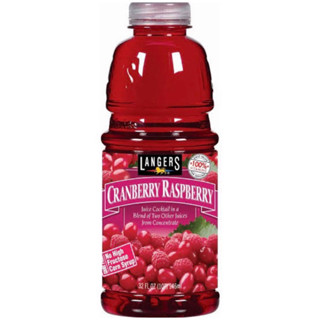 Langers cranberry raspberry 946ml. น้ำแครนเบอรี่ ราสเบอรี่ นำเข้าจากอเมริกา🇺🇸