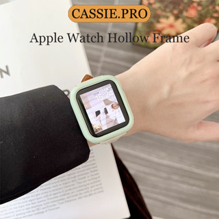 เคสป้องกันนาฬิกาอัจฉริยะ iwatch 8 7 6 5 4 3 2 1 เคสสีลูกกวาด 38mm 42mm 44mm 45mm40mm41mm