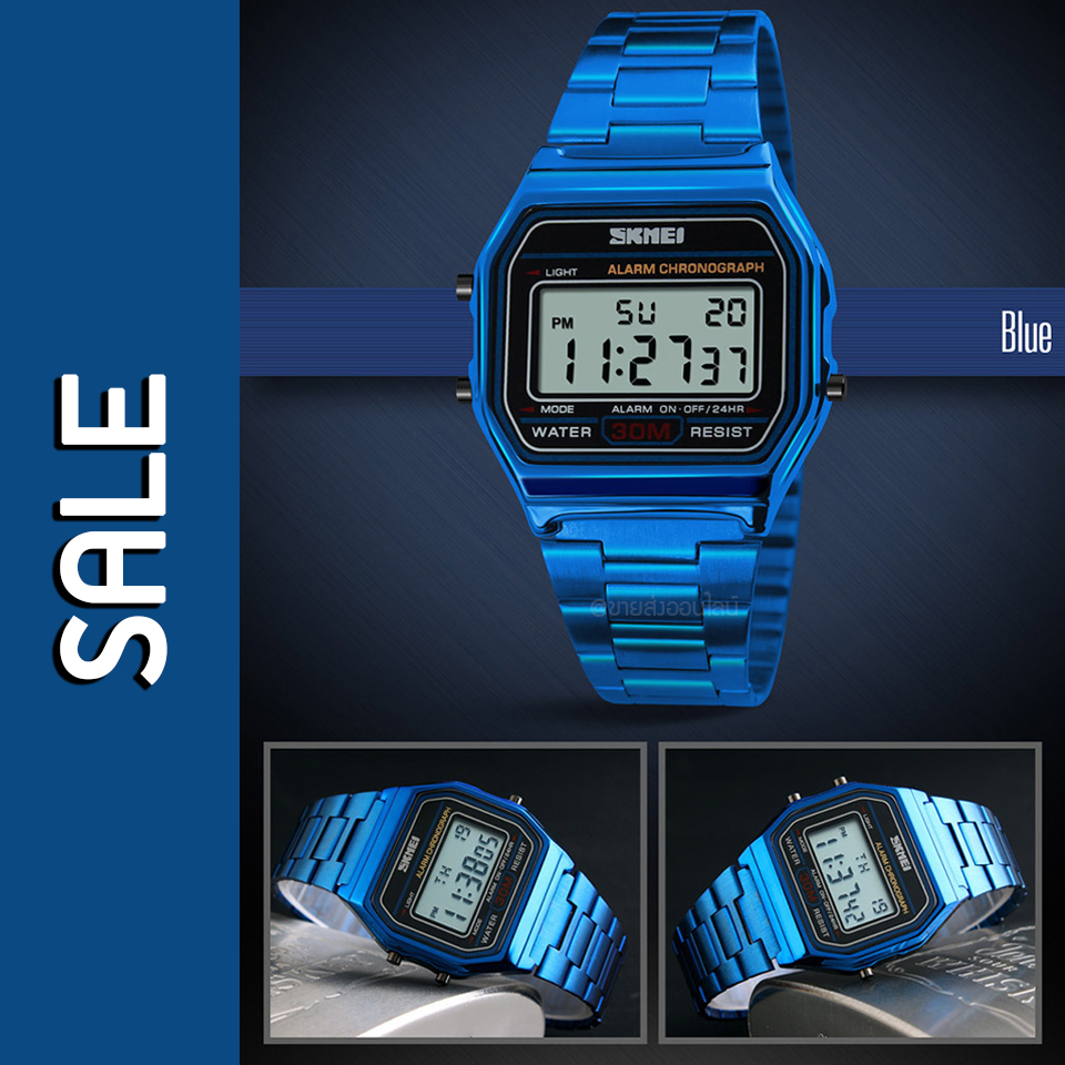 SALE สินค้าราคาพิเศษ SKMEI 1123 ของแท้ 💯% นาฬิกาข้อมือผู้หญิง รุ่น SK01 และผู้ชาย พร้อมส่ง 🚚 เก็บเงินปลายทาง