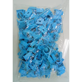 คลิปก้ามปู(50,100ชิ้น)ขนาด 3/8"(3หุน), 1/2”(4หุน), 3/4"(6หุน), 1" คลิปจับท่อ คลิปก้ามปู คลิปจับท่อPVC ที่ยึดท่อPVC
