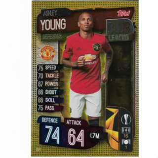 Ashley Young (Manchester United) 294.  Club Legend - Match Attax 2019/20 Champions League