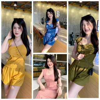 🎉 🎉 ชุดเซ็ต เสื้อยืด แขนสั้น กางเกงขาสั้น ผ้าร่องพลีท มาใหม่ สวยมาก ปังมาก 🎉 🎉