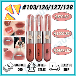 🌈ราคาถูกที่สุด🌈 เนื้อแมท ทินท์ Kiko Milano Unlimited Double Touch #103/#126/#127/#128 ลิปสติก ติดทน ลิปสติกเนื้อแมทติดทน