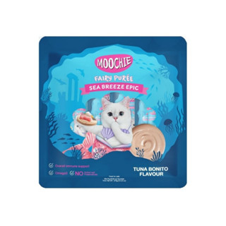 Moochie Fairy Puree มูชี่ ขนมแมวเลีย รสทูน่าโบนิโตะ 15 g. x 25 ซอง