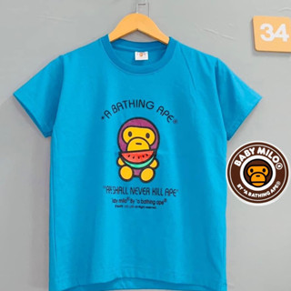 เสื้อ BABY MILO by A BATHING APE 🇯🇵(นำเข้าญี่ปุ่น)Sz.- S (อก:34-35)