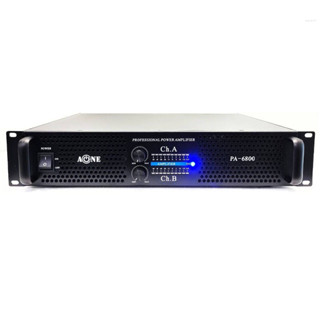 A-ONE Power amp เพาเวอร์แอมป์ ขยายเสียง รุ่น PA-6800 พาวเวอร์แอมป์ เหมาะสำหรับงาน ในห้อง และ งานกลางแจ้ง มีพัดลมระบายอาก