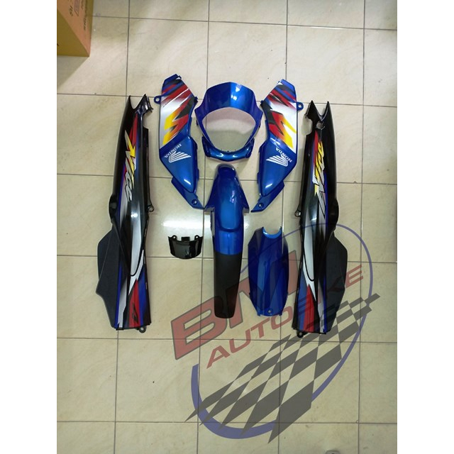 ชุดสี NICE 110 U BOX สีน้ำเงิน/ดำ อะไหล่แต่ง รถมอเตอร์ไซค์ HONDA ไนท์ ยูบ็อค