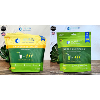 [Liquid I.V.] Energy Multiplier Drink Mix, Yuzu Pineapple 24 On-The-Go-Packets ผงเครื่องดื่มชูกำลัง แบบซอง