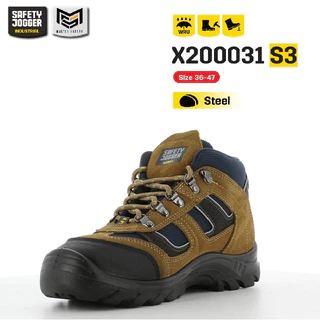 [ของแท้พร้อมส่ง] Safety Jogger รุ่น X200031 S3 รองเท้าเซฟตี้หุ้มข้อ หัวเหล็ก ระบายอากาศ พื้นกันน้ำมัน