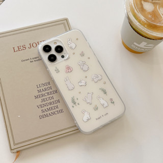 เคสไอโฟนลายกระต่าย สำหรับ iPhone 11 ถึง 14 Pro Max