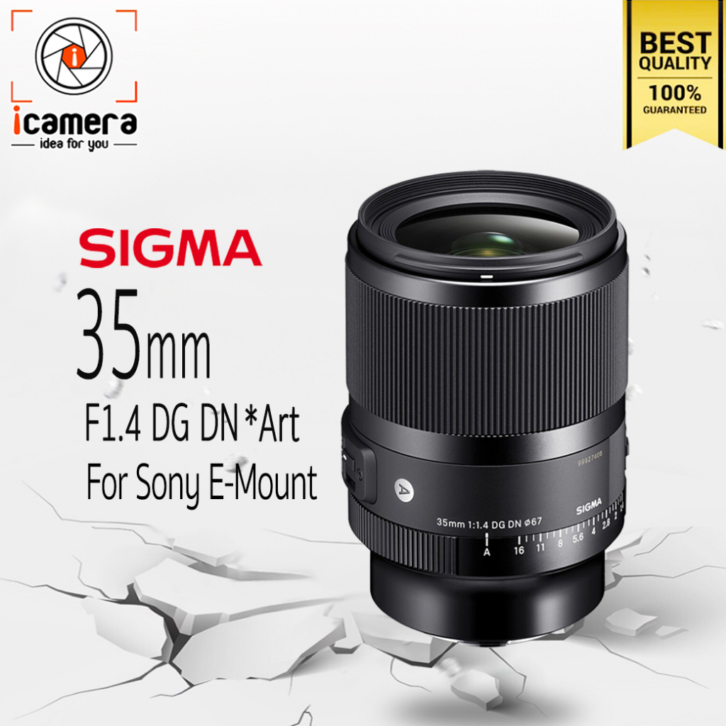 Sigma Lens 35 mm. F1.4 DG DN (Art) For Sony E , FE - รับประกันร้าน icamera 1ปี
