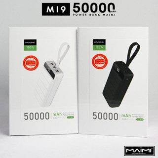 Maimi Mi9 Power Bank พาวเวอร์แบงค์ 50000 mAh 4USB LED ของแท้100%