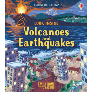 DKTODAY หนังสือ USBORNE LOOK INSIDE VOLCANOES AND EARTHQUAKES (AGE 6+)