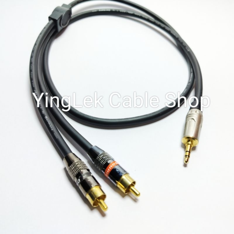 สายแจ็ค 3.5 to Rca 2 สเตอริโอ สายDynacom