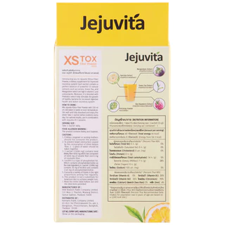 JEJUVITA เอ็กซ์เอสท็อกซ์ไฟเบอร์พาวเดอร์ 15000MG จำนวน 6ซอง