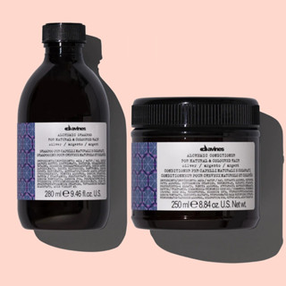 Davines alchemic silver 250 280 ml.สำหรับสีผม ลดส้ม ลดเหลือง