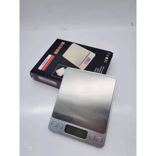 P14เครื่องชั่งน้ำหนักดิจิตอล ชั่งได้ 2000 กรัม ทศนิยม 1 จุด 0.1 หน้าจอ Electronic Digital Kitchen food Scale（I2000／0.1g）